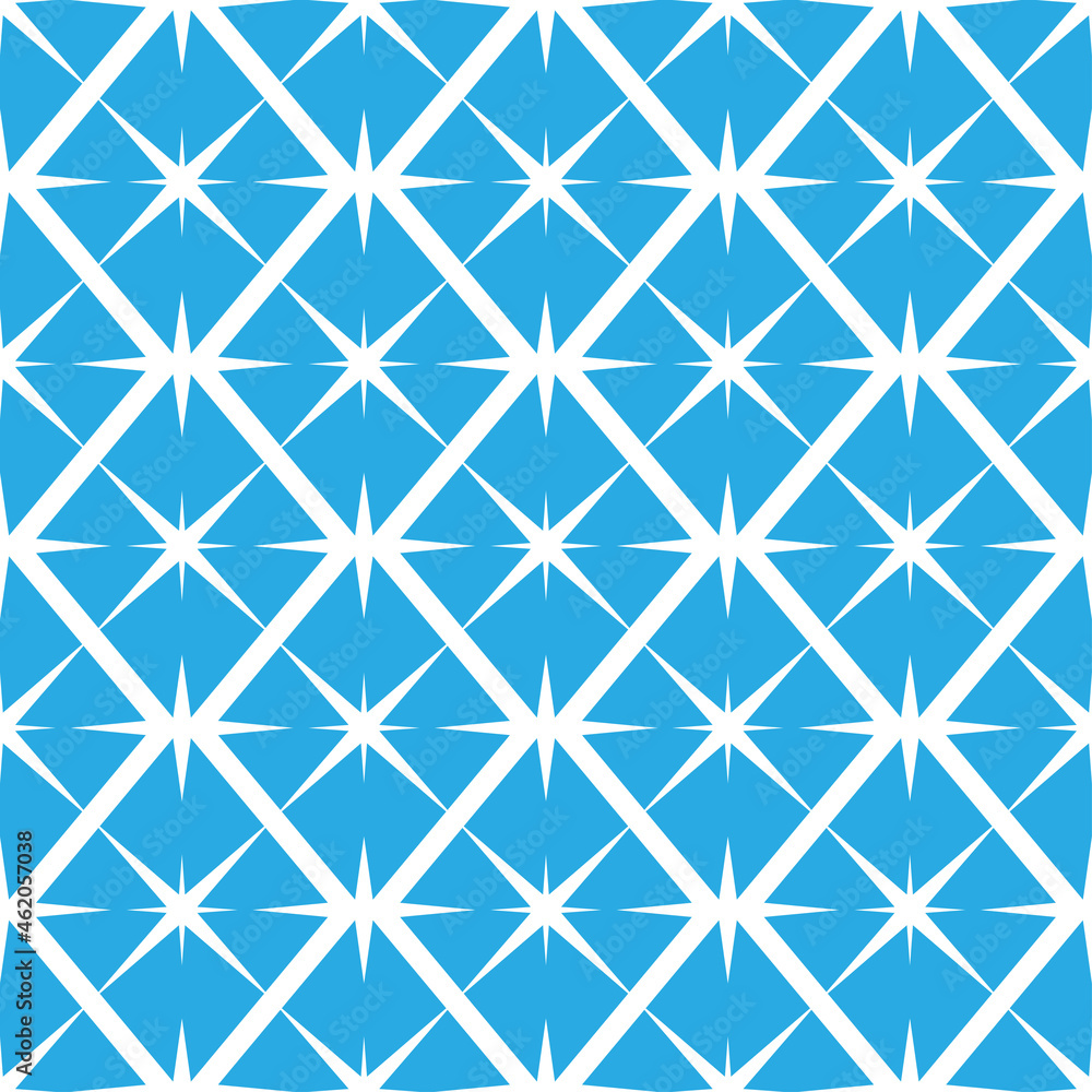 Blue rhombuses isolated on white background. Cute monochrome geometric seamless pattern. Vector simple flat graphic illustration. Texture. Blue rhombuses isolated on white background. Cute monochrome geometric seamless pattern. Vector simple flat graphic illustration. Texture.