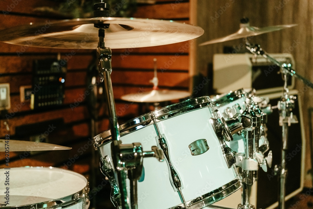 Obraz premium drum kit on the stage