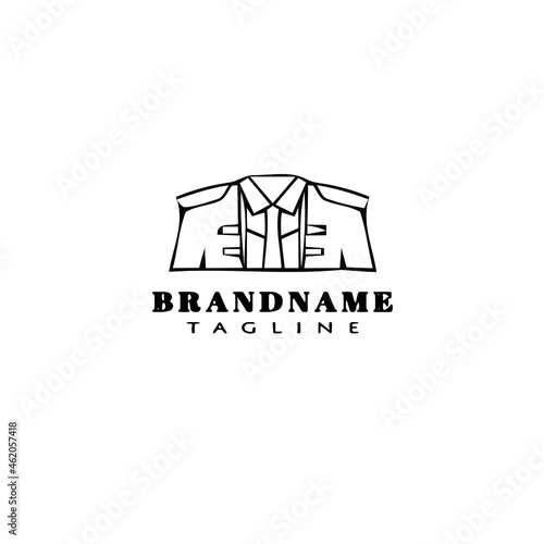 bull fighter costume or clothes logo icon design template black isolated illustration