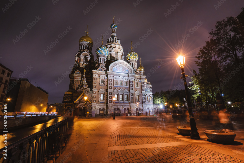 Obraz premium Russia, St. Petersburg - Church Saviour on Spilled Blood