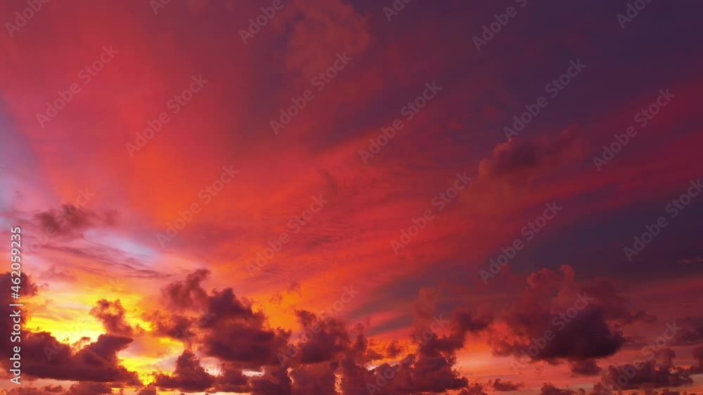 aerial view scenery stunning sky in sunset above Phuket city..Scene of Colorful romantic sky sunset with Changing the color of sky background. .beautiful red sky at sunset nature and travel concept aerial view scenery stunning sky in sunset above Phuket city..Scene of Colorful romantic sky sunset with Changing the color of sky background. .beautiful red sky at sunset nature and travel concept