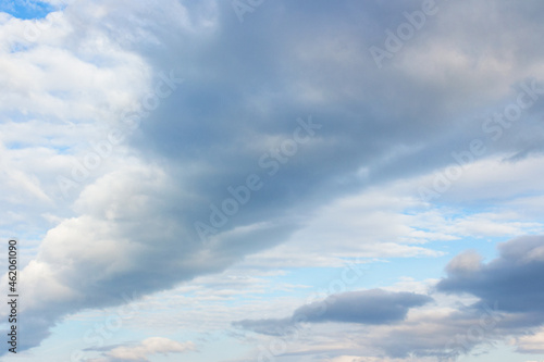 cloudy sky. beautiful nature background. changing weather concept