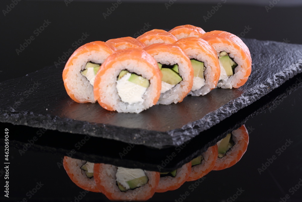 sushi on a plate sushi on a plate