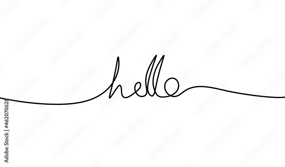 Calligraphic inscription of word Calligraphic inscription of word
