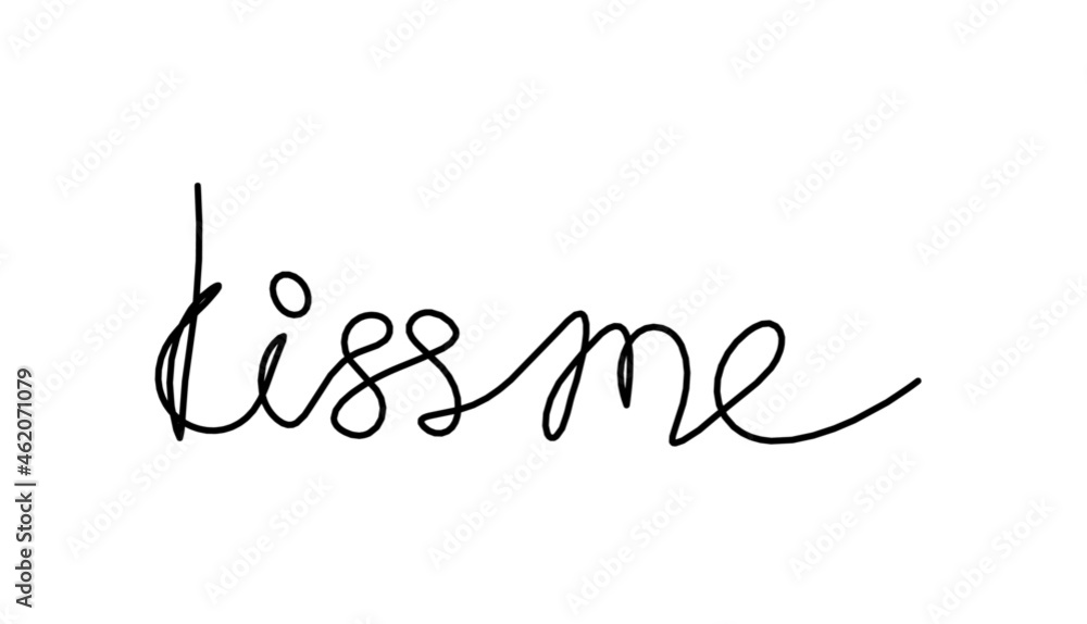 Calligraphic inscription of word Calligraphic inscription of word