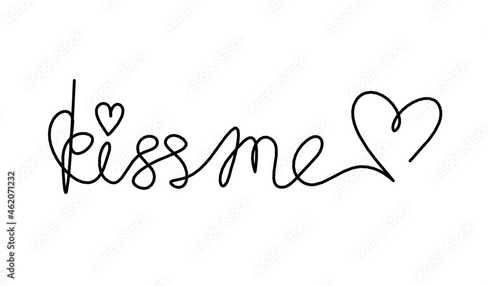 Calligraphic inscription of word Calligraphic inscription of word