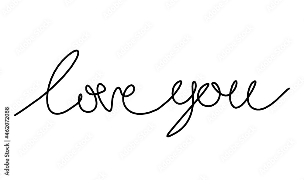 Calligraphic inscription of word Calligraphic inscription of word