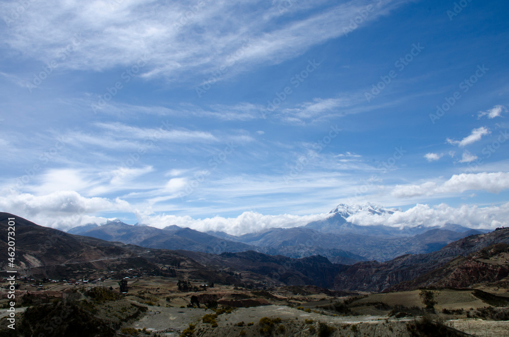 Fototapeta premium Naturaleza, Uni, Palca, La Paz, Bolivia