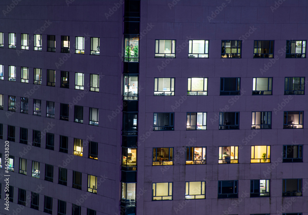Obraz premium Yangon - Building - Night.jpg