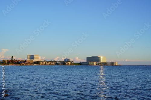 Florida Tampa bay sun set landscape 