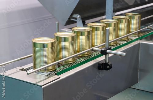 The line for the production of cans