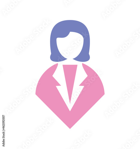 avatar woman pictogram