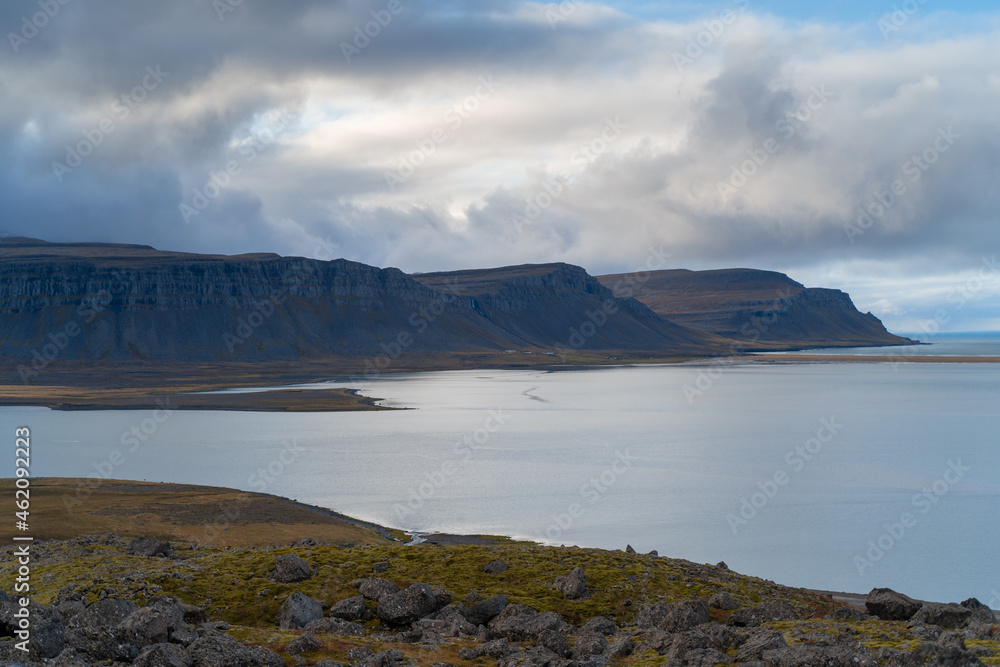 West Fjords or The Westfjords is region in north Iceland. nature landscape