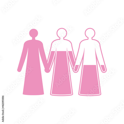 female group pictogram