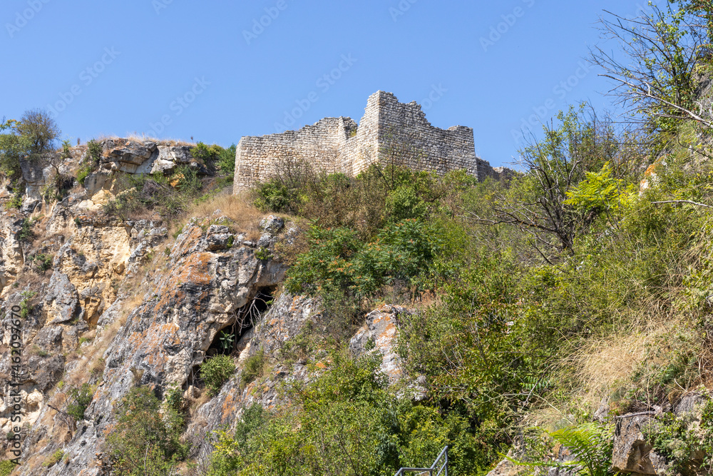Ruins of medieval fortificated city of Cherven, Ruse region, Bulgaria