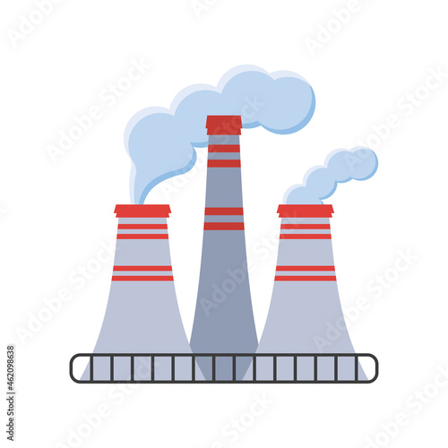 factory chimney pollution