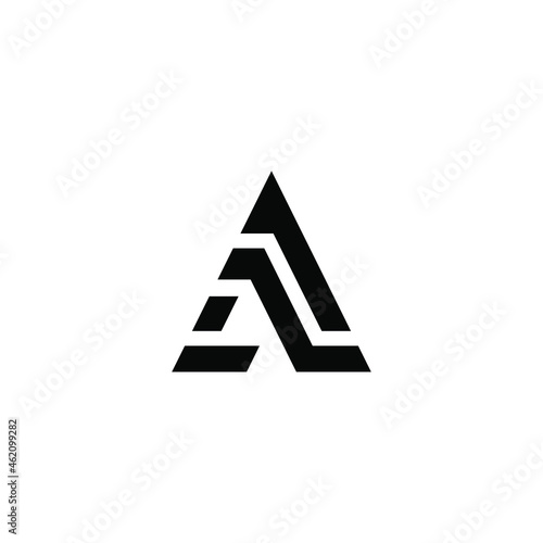 al latter vector logo abstrack
