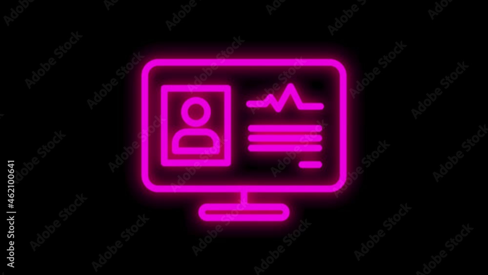 HEALTHCARE line neon icons for modern concepts, web and apps on white background. Motion graphic. HEALTHCARE line neon icons for modern concepts, web and apps on white background. Motion graphic.