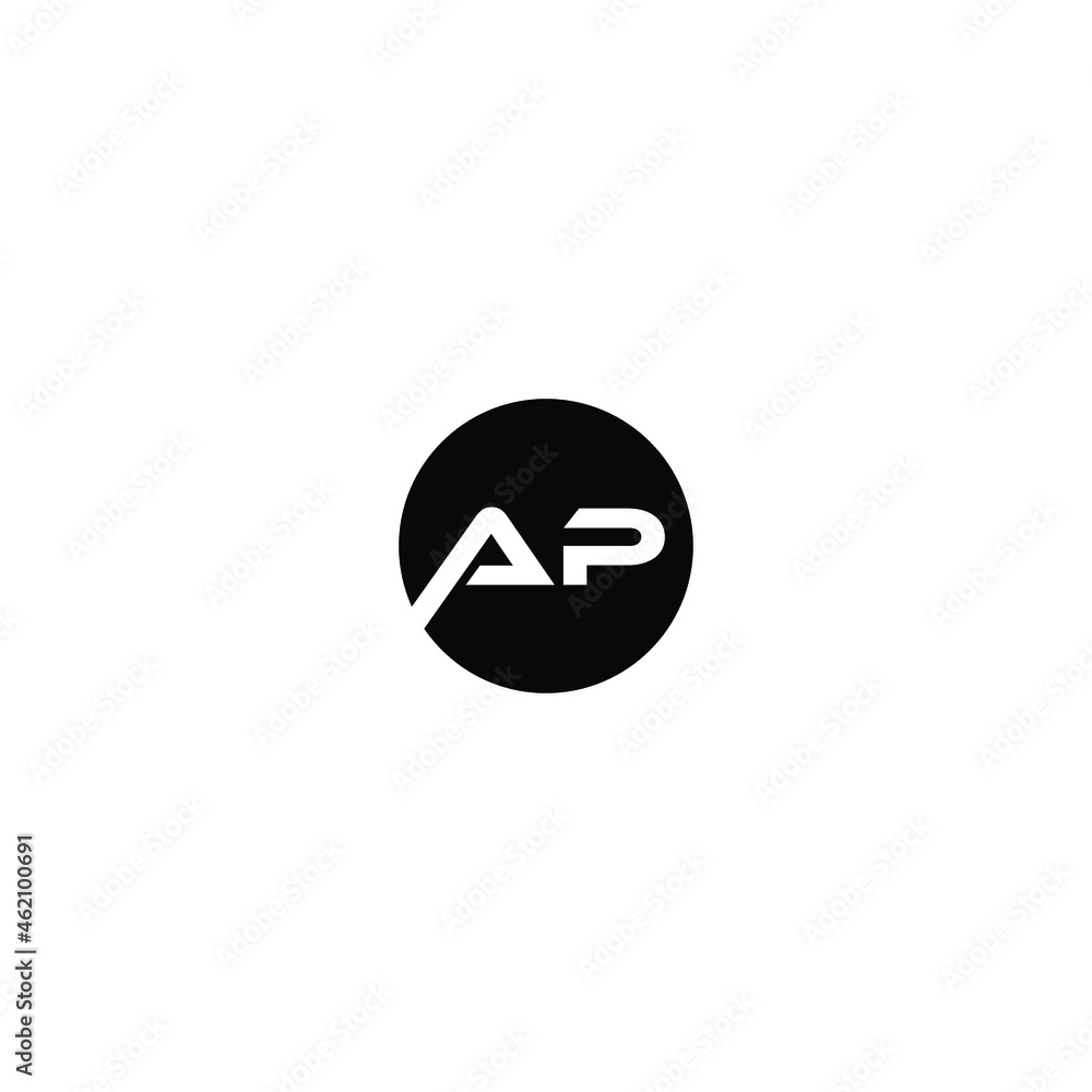 ap latter vector logo abstrack ap latter vector logo abstrack