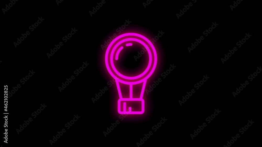 TRAVEL neon icon with line design isolated on white background. Around the world. Motion graphic. TRAVEL neon icon with line design isolated on white background. Around the world. Motion graphic.
