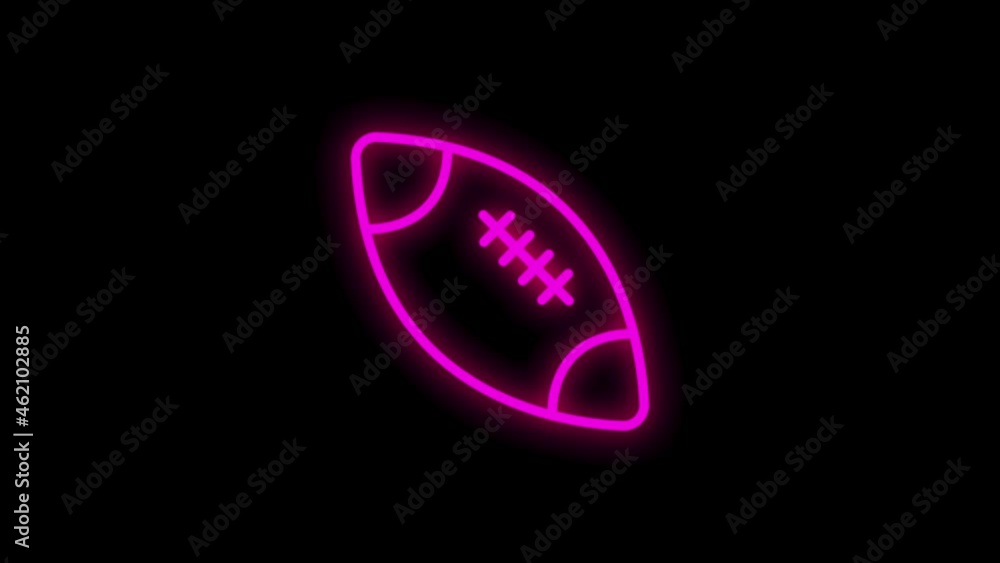 SPORT neon icon with line design isolated on white background. Motion graphic. SPORT neon icon with line design isolated on white background. Motion graphic.