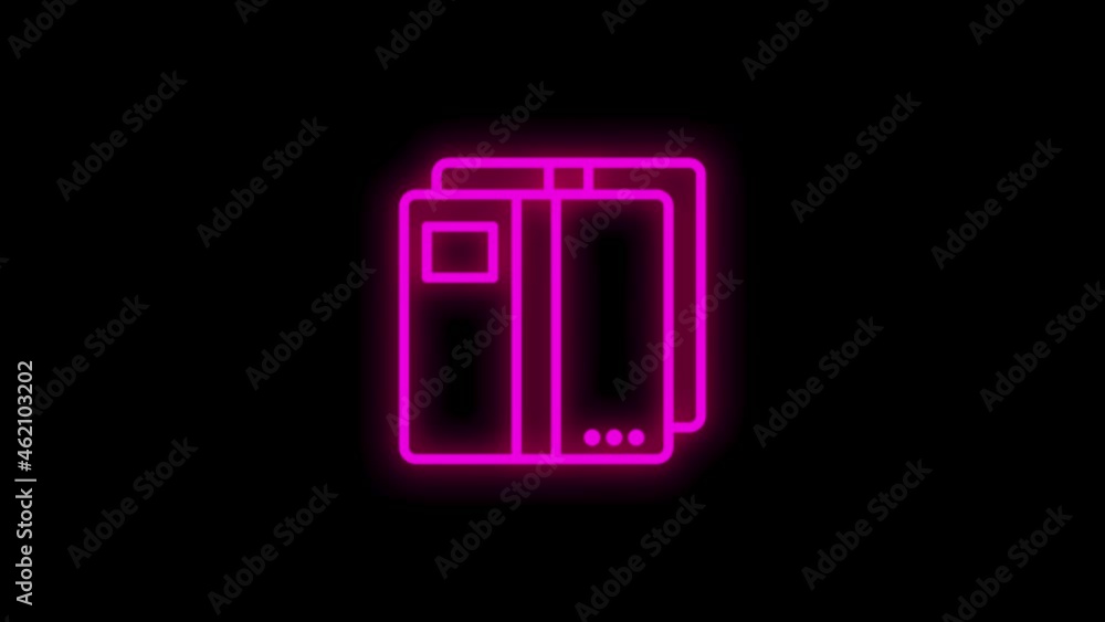 LOGISTIC neon icon set with line design isolated on white background. Motion graphic. LOGISTIC neon icon set with line design isolated on white background. Motion graphic.