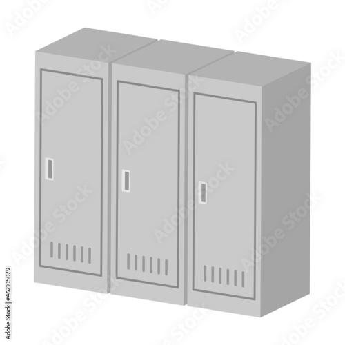 立体的なロッカー