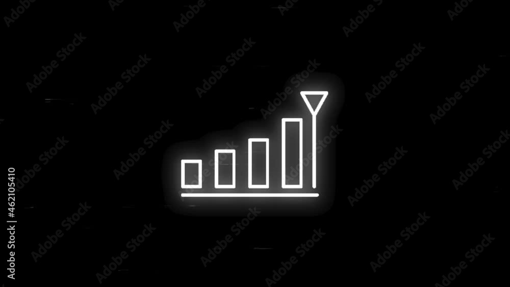 ELECTRONICS glitch icon with flat abstract design isolated on white background. Motion graphic. ELECTRONICS glitch icon with flat abstract design isolated on white background. Motion graphic.