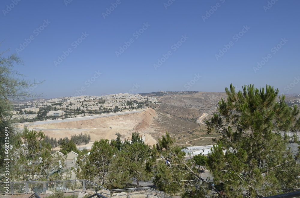 israel jerusalem mountain view
