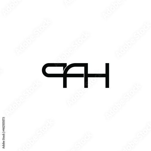 pfh initial letter monogram logo design