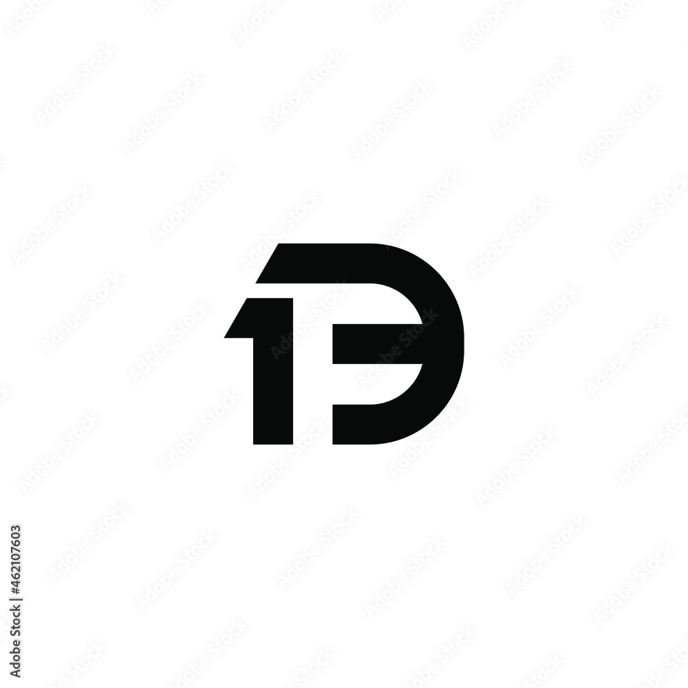 fd latter vector logo abstrack fd latter vector logo abstrack