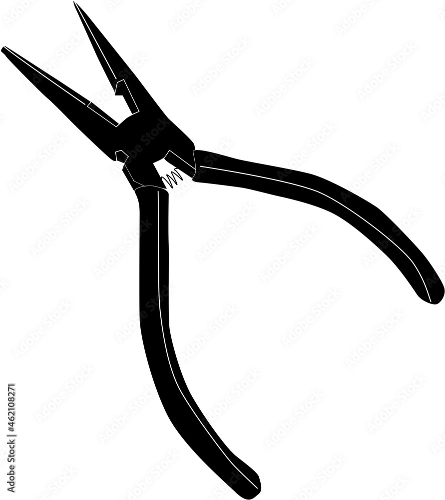 便利なペンチのシルエット素材 便利なペンチのシルエット素材