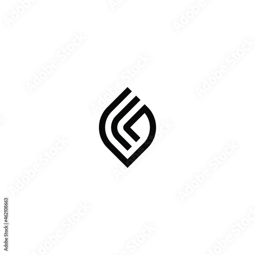 fg latter vector logo abstrack
