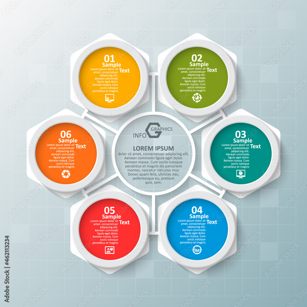 Abstract 3D Paper Infographics. Business template .Vector illustration Abstract 3D Paper Infographics. Business template .Vector illustration