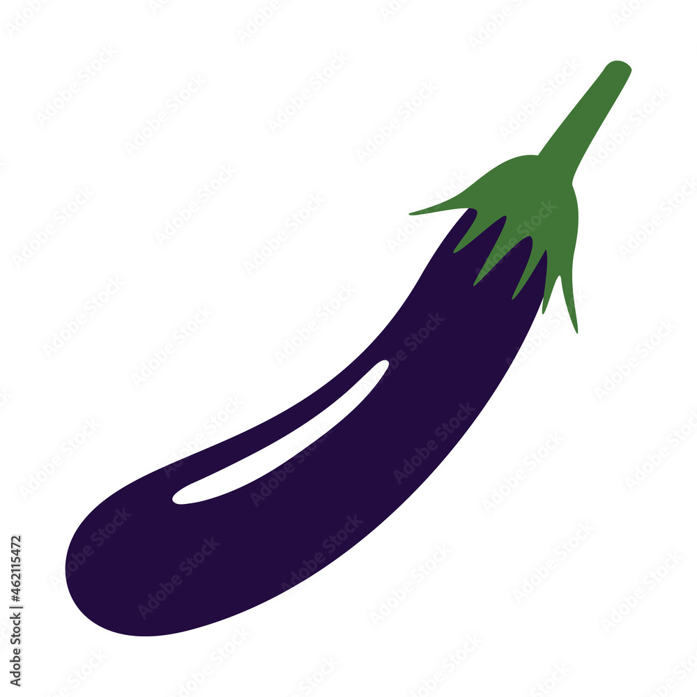illustration of a purple eggplant illustration of a purple eggplant