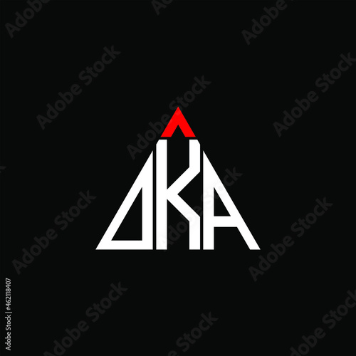 DKA letter logo creative design. DKA unique design, 
