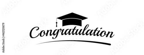"congratulation" greeting sign.can be used for banner,poster, greeting card etc