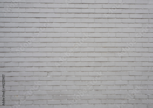 Wide angle shot of white brick wall texture
