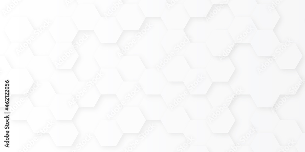 Abstract modern 3d Embossed Hexagon honeycomb white Background with geometric hexagon shapes. Abstract modern 3d Embossed Hexagon honeycomb white Background with geometric hexagon shapes.