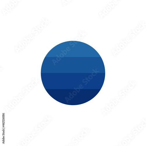 Blue circle abstract logo i...