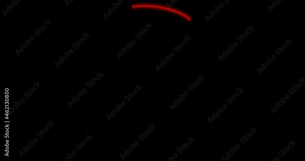 3d animation of red arrow