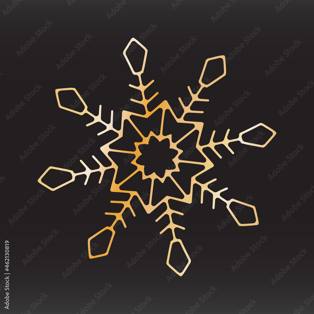 unique snowflake christmas vector design for brochure banner card sticker unique snowflake christmas vector design for brochure banner card sticker