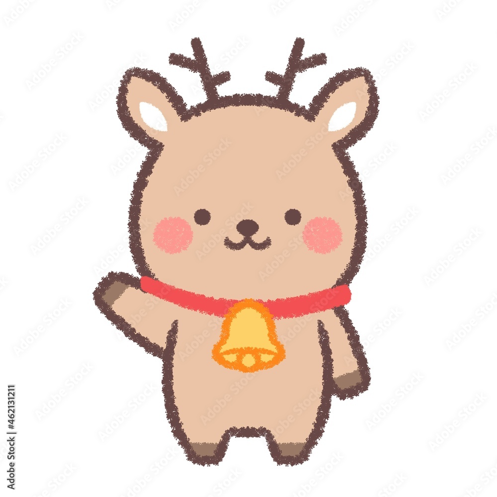 案内するクリスマストナカイ