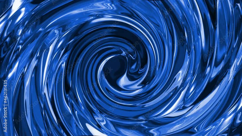 Abstract blue glossy twisted liquid animated background Abstract blue glossy twisted liquid animated background