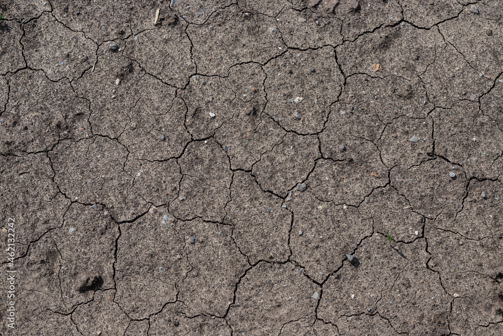 Dry, cracked dirt texture for creative background Dry, cracked dirt texture for creative background
