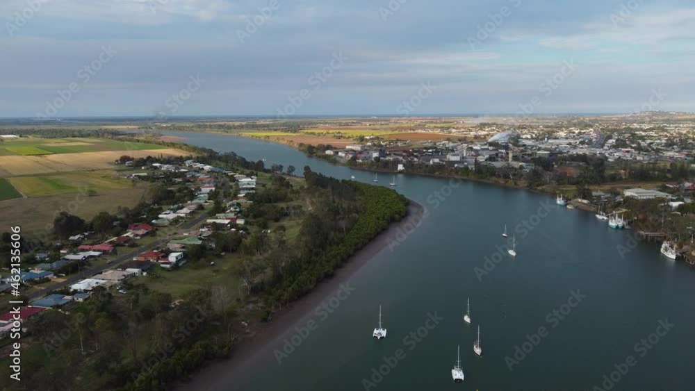 Burnett Driver Sunset, Drone 4K Burnett Driver Sunset, Drone 4K