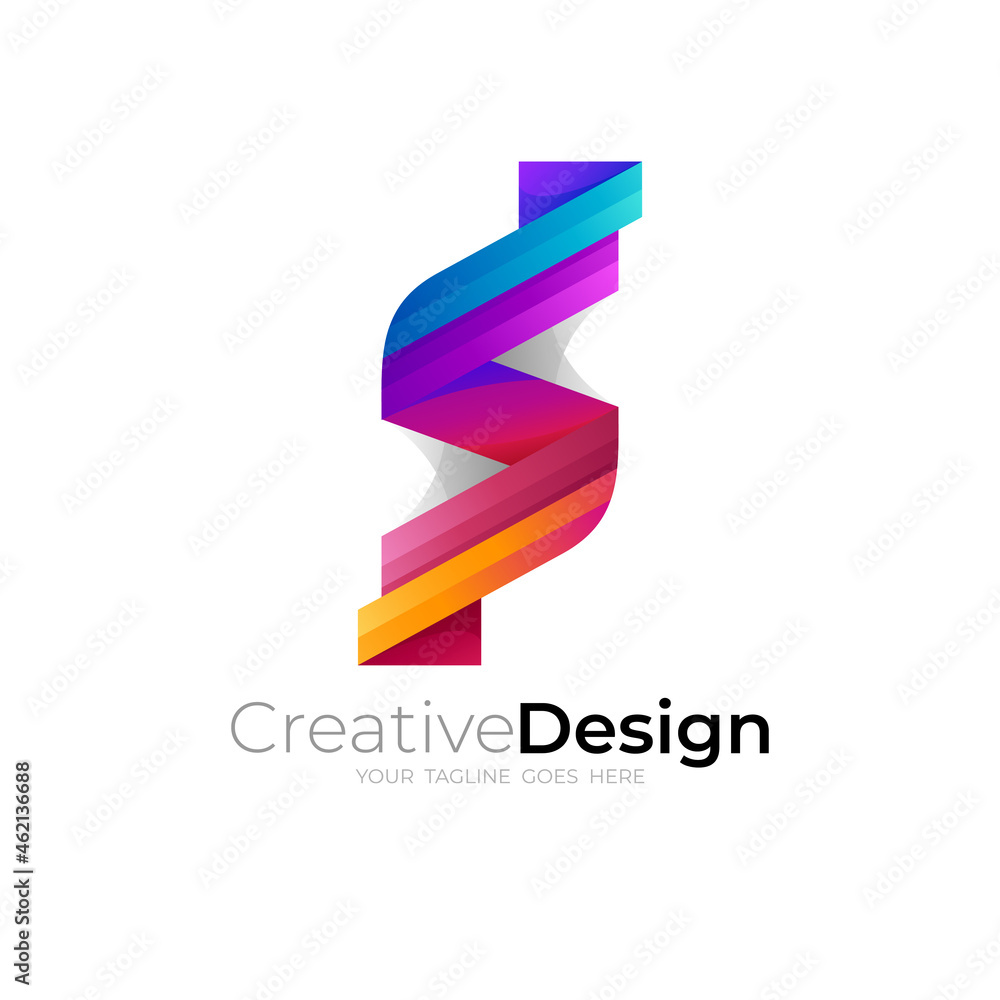 Letter S design illustration, modern logo vector, S icons Letter S design illustration, modern logo vector, S icons