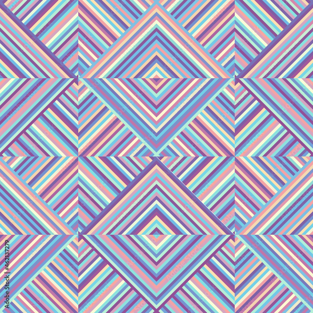 Geometric wavy abstract pattern. Polygonal square background. Geometric wavy abstract pattern. Polygonal square background.