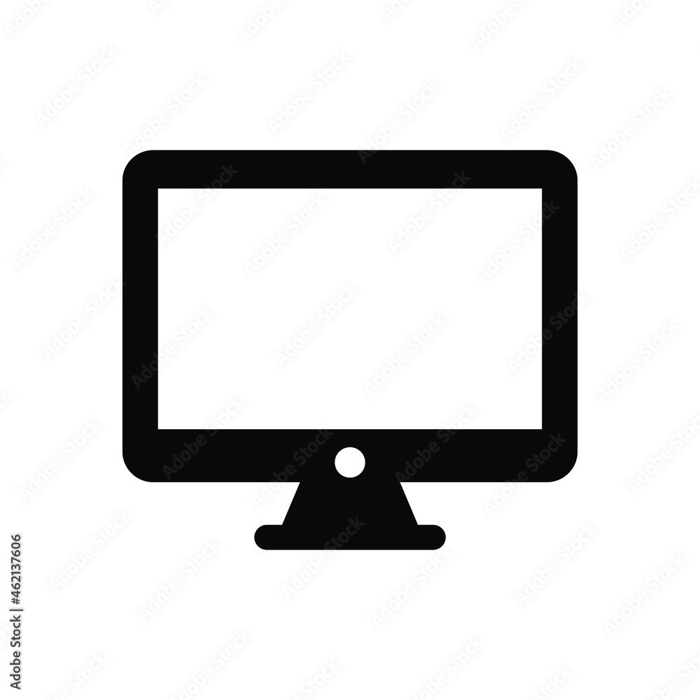 Monitor icon vector graphic Monitor icon vector graphic