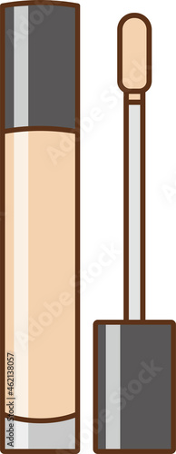 Illustration of beige liquid type concealer